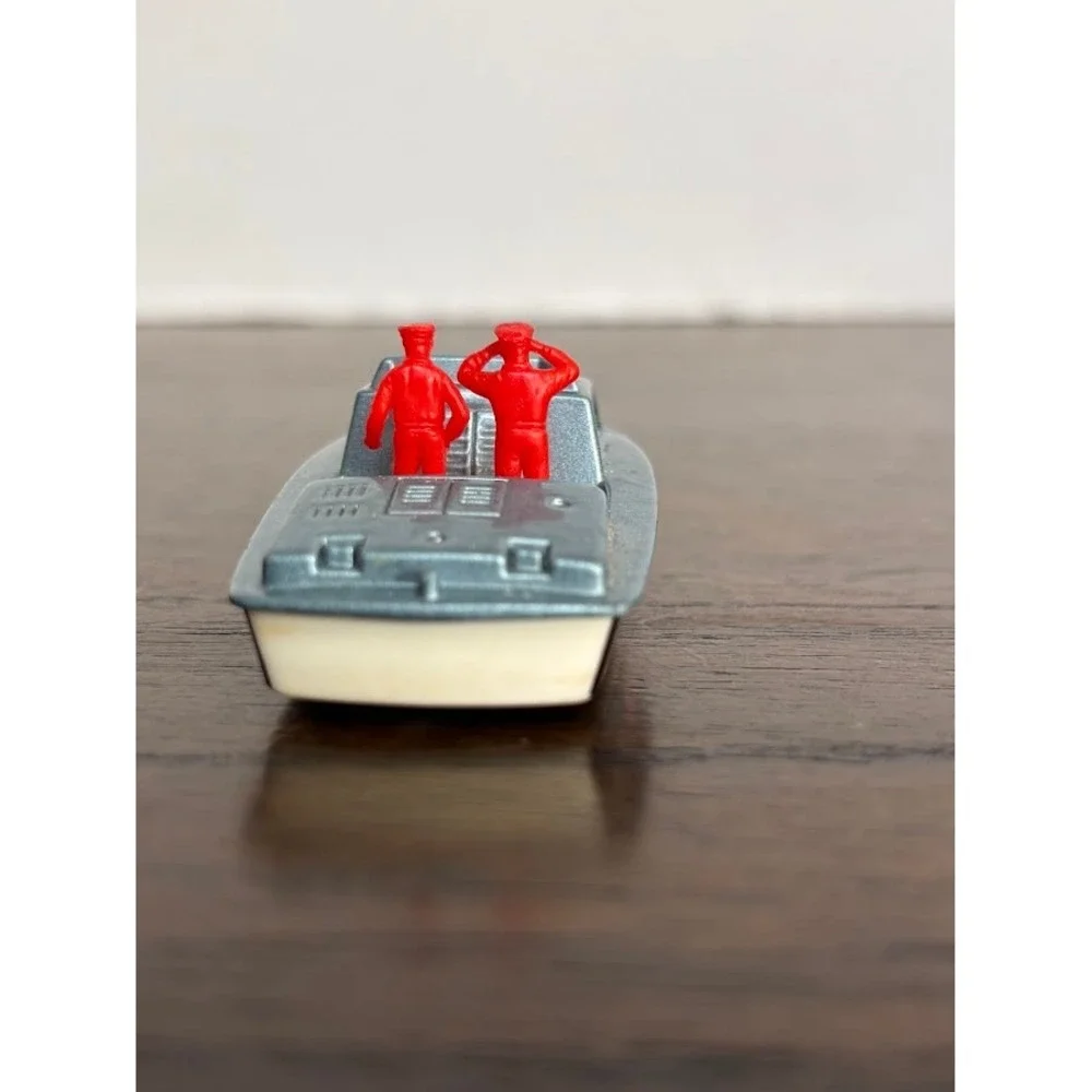 Matchbox Police Launch Mission H20 Boat 1:96 Scale Diecast Metallic Blue 1976